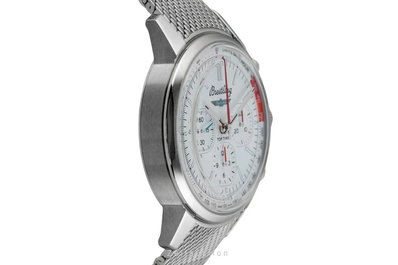 Breitling Top Time chronograph steel automatic men's watch AB01766A1A1A1 LP: 7650EUR [2602201]