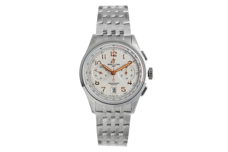 Breitling Premier steel automatic men's watch AB0145211G1A1 LP: 9350EUR [2602130]