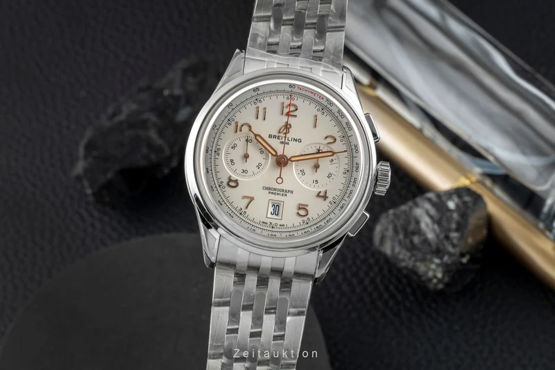 Breitling Premier steel automatic men's watch AB0145211G1A1 LP: 9350EUR [2602130]