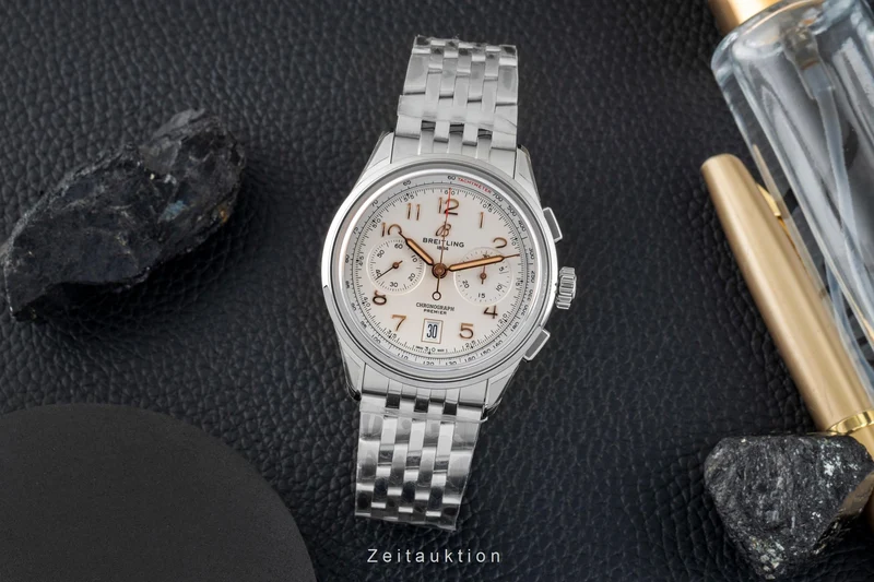 Breitling Premier steel automatic men's watch AB0145211G1A1 LP: 9350EUR [2602130]