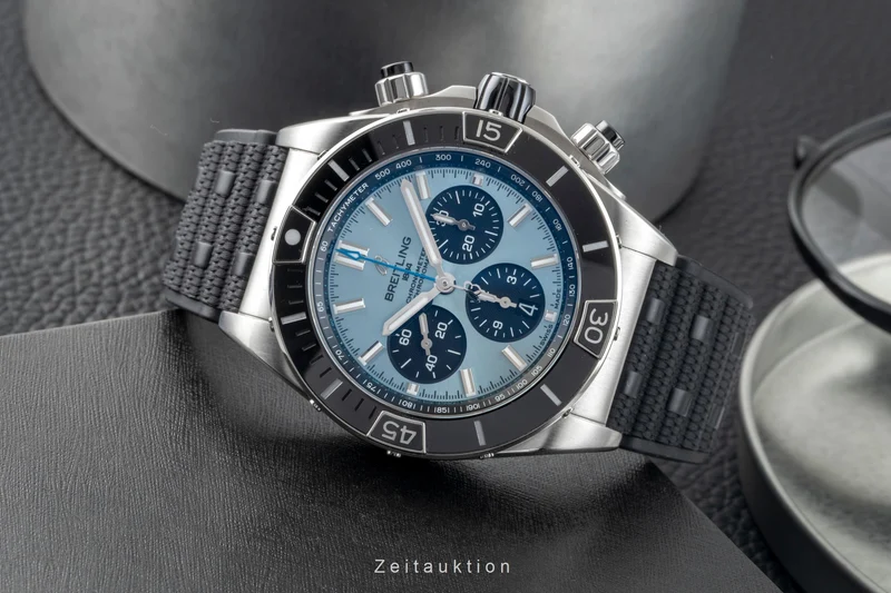 Breitling Chronomat chronograph steel / platinium automatic men's watch PB0136251C1S1 LP: 12650EUR [2602316]