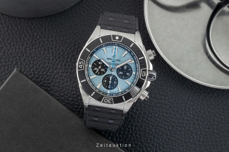 Breitling Chronomat chronograph steel / platinium automatic men's watch PB0136251C1S1 LP: 12650EUR [2602316]