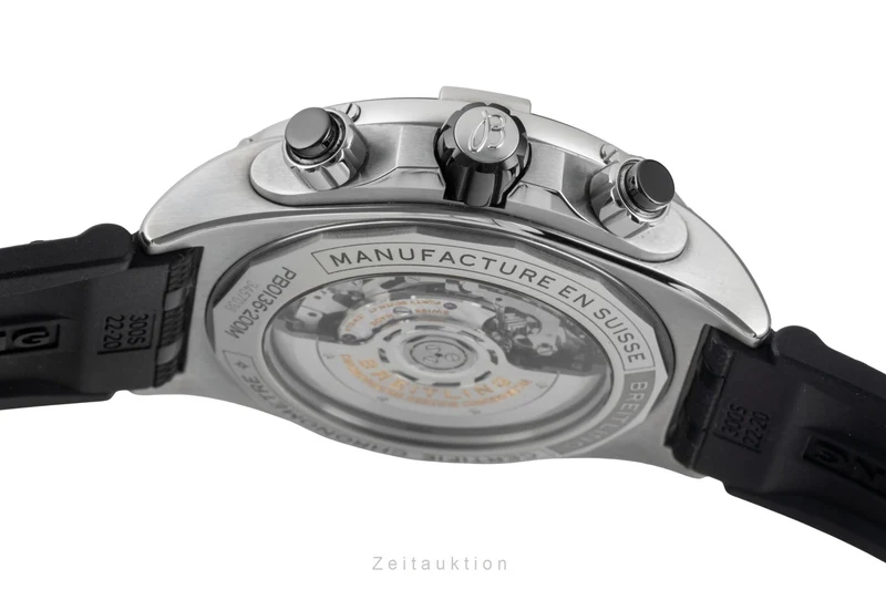 Breitling Chronomat chronograph steel / platinium automatic men's watch PB0136251C1S1 LP: 12650EUR [2602316]