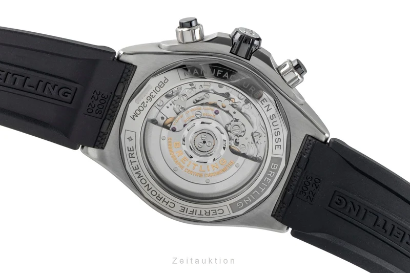 Breitling Chronomat chronograph steel / platinium automatic men's watch PB0136251C1S1 LP: 12650EUR [2602316]