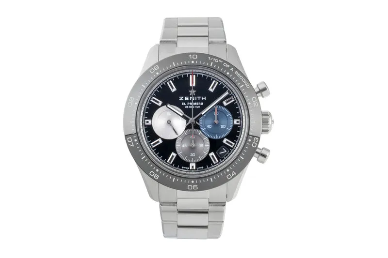 Zenith Chronomaster chronograph steel automatic men's watch 03.3100.3600/21.M3100 LP: 12200EUR [2601974]