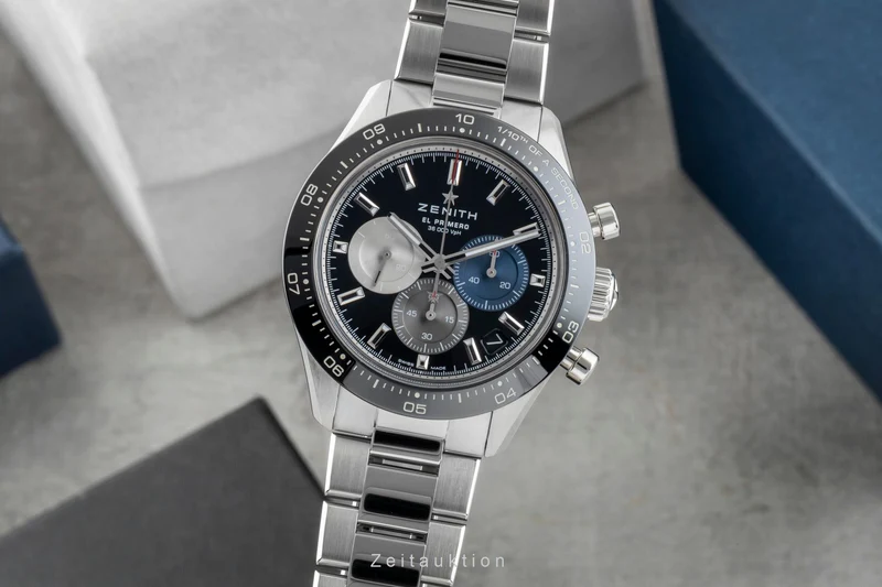 Zenith Chronomaster chronograph steel automatic men's watch 03.3100.3600/21.M3100 LP: 12200EUR [2601974]