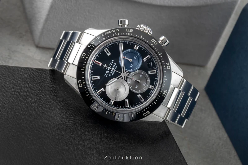 Zenith Chronomaster chronograph steel automatic men's watch 03.3100.3600/21.M3100 LP: 12200EUR [2601974]