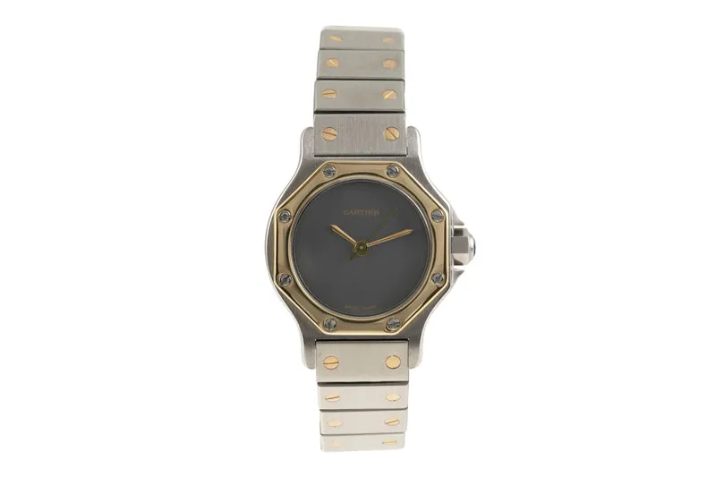 Cartier Santos Ronde steel / gold automatic women's watch 0907 [2600538]