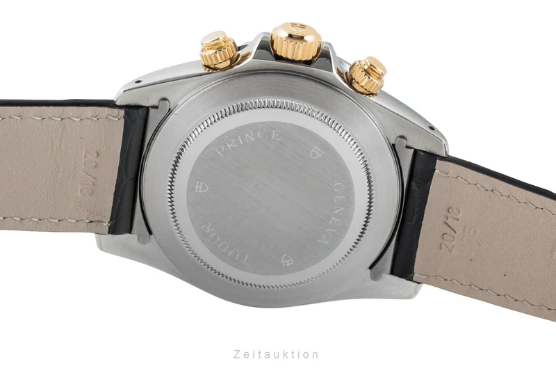 Tudor Prince Date chronograph steel / gold automatic men's watch 79263P [2601358]