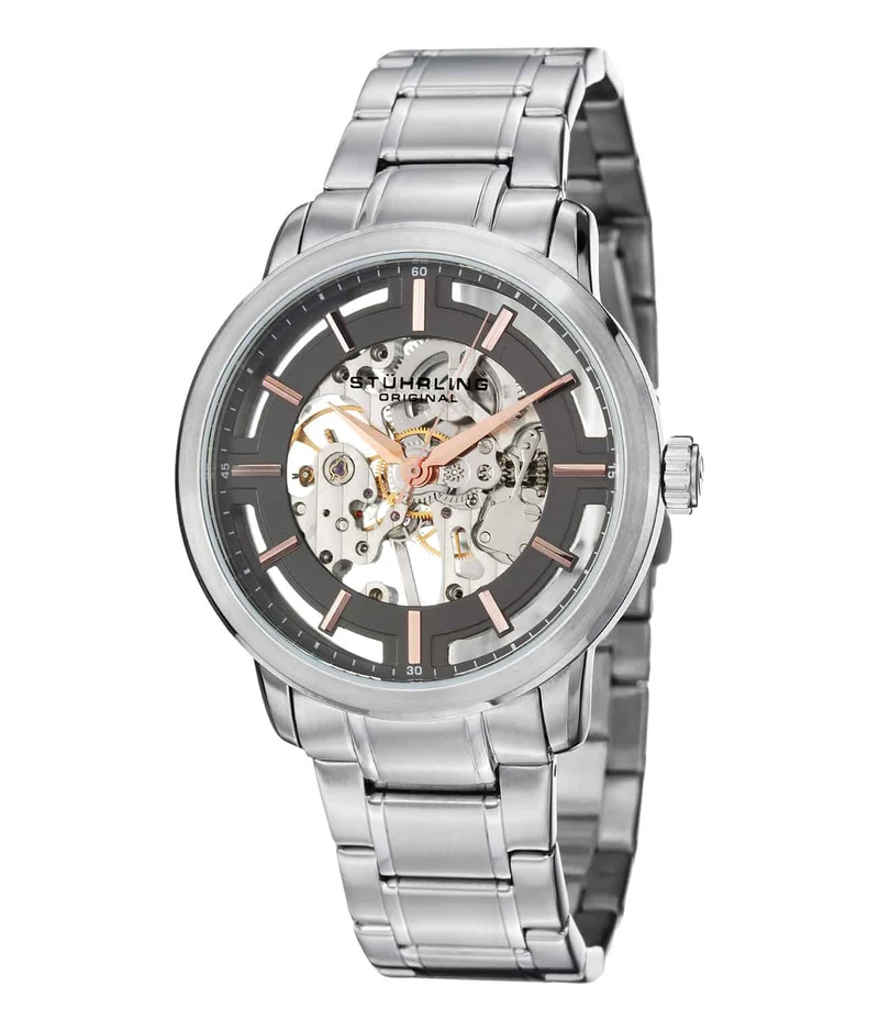 Stührling Winchester Pro 394 Hand-wind 43mm Skeleton