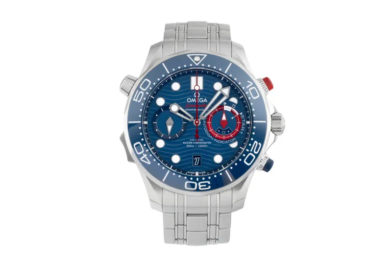 Omega Seamaster chronograph steel automatic men's watch 210.30.44.51.03.002 [2601874]