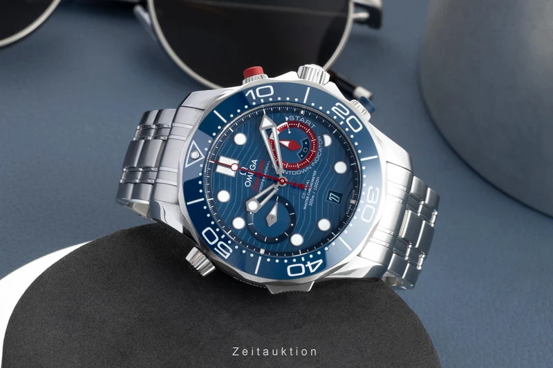 Omega Seamaster chronograph steel automatic men's watch 210.30.44.51.03.002 [2601874]