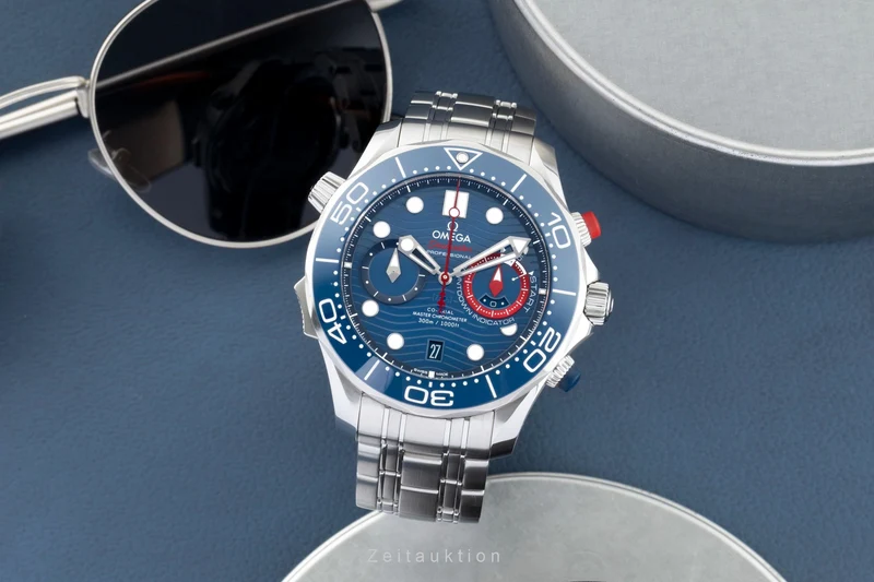 Omega Seamaster chronograph steel automatic men's watch 210.30.44.51.03.002 [2601874]