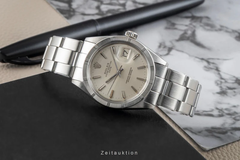 Rolex Date steel automatic men's watch 1501 Vintage [2601643]