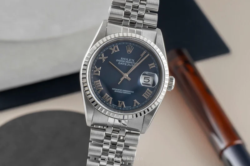 Rolex Datejust steel automatic men's watch 16220 [2601968]