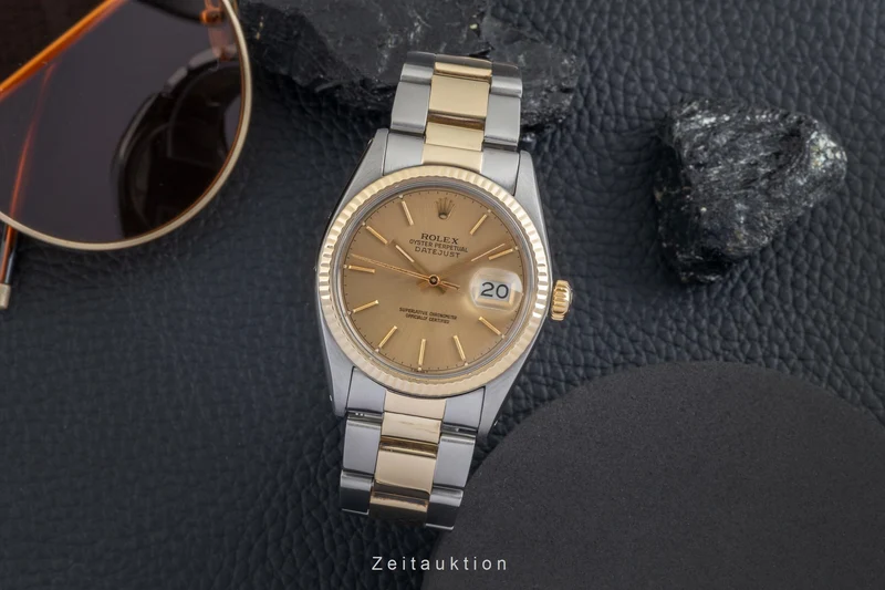 Rolex Datejust steel / gold automatic men's watch 16013 Vintage [2601845]