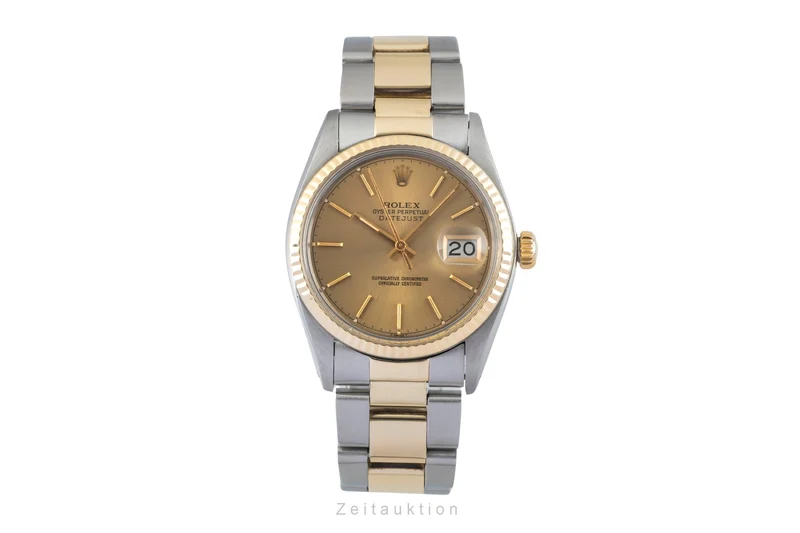 Rolex Datejust steel / gold automatic men's watch 16013 Vintage [2601845]