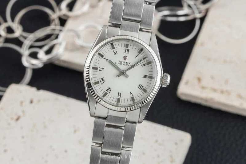 Rolex Oyster Perpetual steel / white gold automatic unisex 6551 Vintage [2601780]