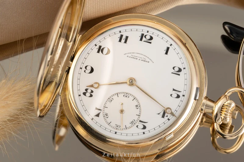 A. Lange & Söhne ALS Taschenuhr 14 ct yellow gold manual winding Vintage [2600273]