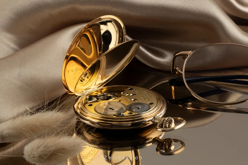 A. Lange & Söhne ALS Taschenuhr 14 ct yellow gold manual winding Vintage [2600273]