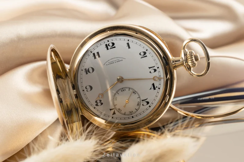 A. Lange & Söhne ALS Taschenuhr 14 ct yellow gold manual winding Vintage [2600273]