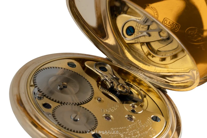 A. Lange & Söhne ALS Taschenuhr 14 ct yellow gold manual winding Vintage [2600273]