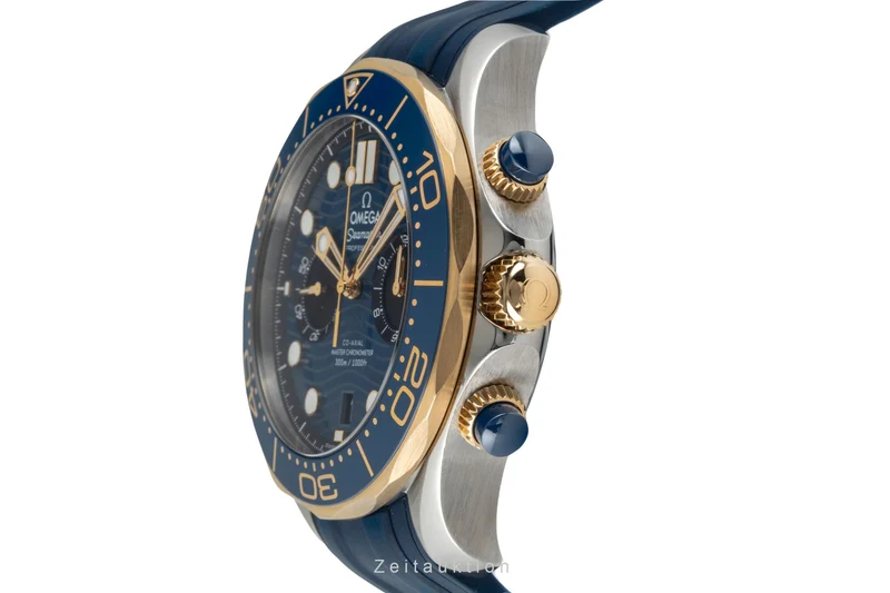 Omega Seamaster chronograph steel / gold automatic men's watch 210.22.44.51.03.001 LP: 13600EUR [2601223]