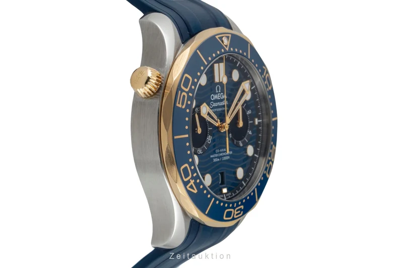 Omega Seamaster chronograph steel / gold automatic men's watch 210.22.44.51.03.001 LP: 13600EUR [2601223]
