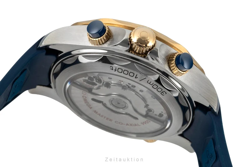 Omega Seamaster chronograph steel / gold automatic men's watch 210.22.44.51.03.001 LP: 13600EUR [2601223]