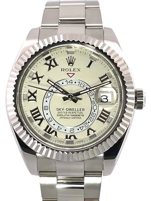 Rolex Sky-Dweller 326939 Weißgold Ivory aus 2019