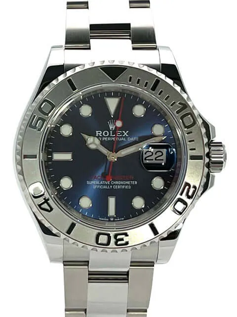 Rolex Yacht-Master 40 Oystersteel Platin 126622 Blau aus 2020 LC100