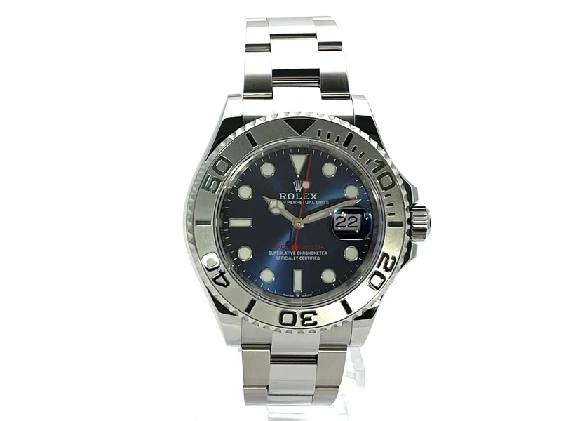 Rolex Yacht-Master 40 Oystersteel Platin 126622 Blau aus 2020 LC100