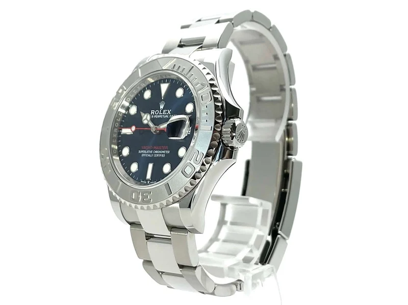 Rolex Yacht-Master 40 Oystersteel Platin 126622 Blau aus 2020 LC100