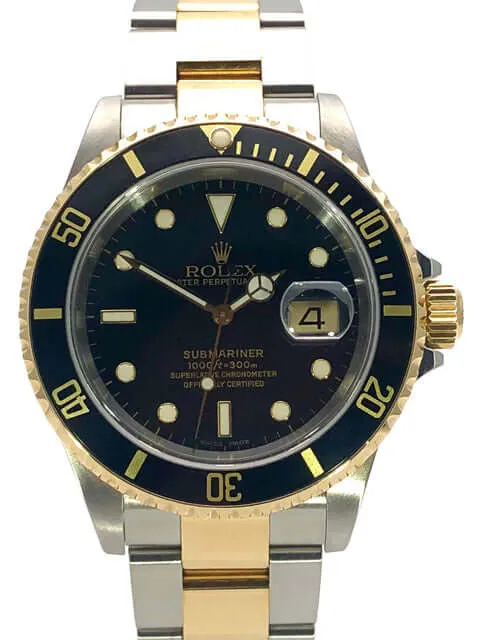 Rolex Submariner Date 16613 Edelstahl - Gold aus 2001 LC100