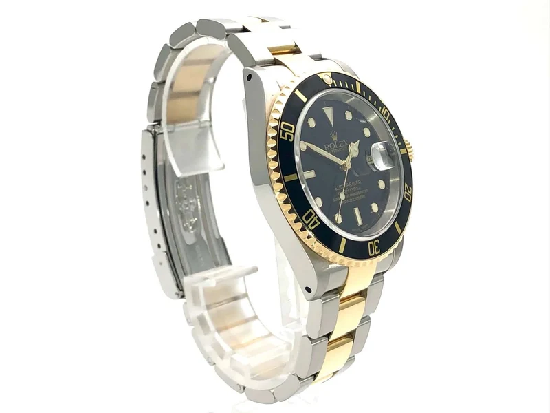 Rolex Submariner Date 16613 Edelstahl - Gold aus 2001 LC100