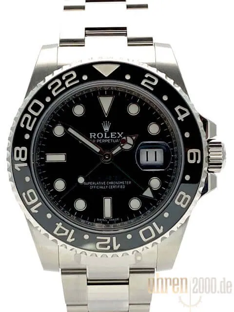Rolex GMT-Master II Edelstahl 116710LN LC100 verklebt aus 12 2019