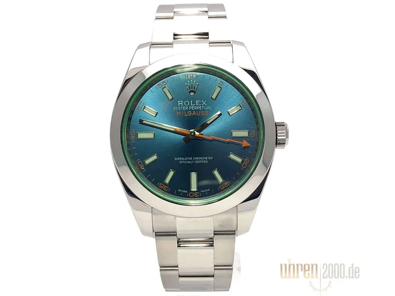 Rolex Oyster Perpetual Milgauss 116400GV Blue aus 2015