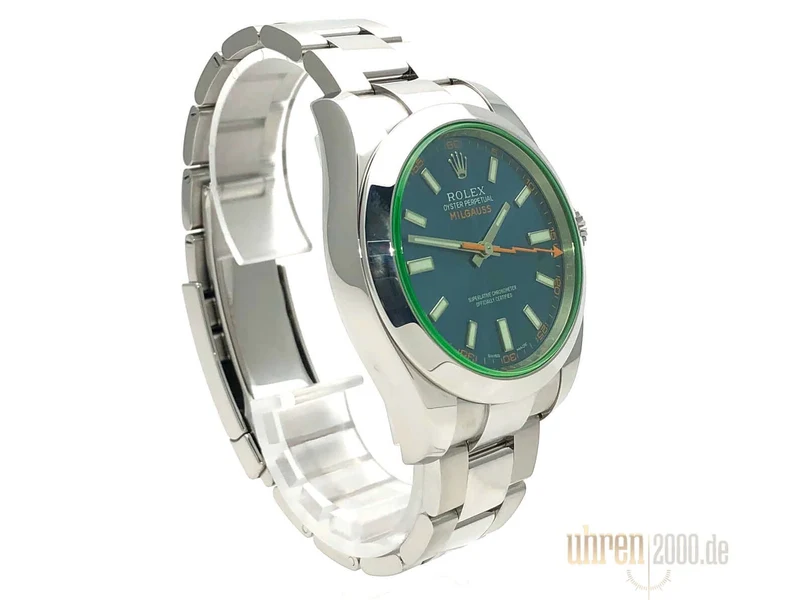 Rolex Oyster Perpetual Milgauss 116400GV Blue aus 2015