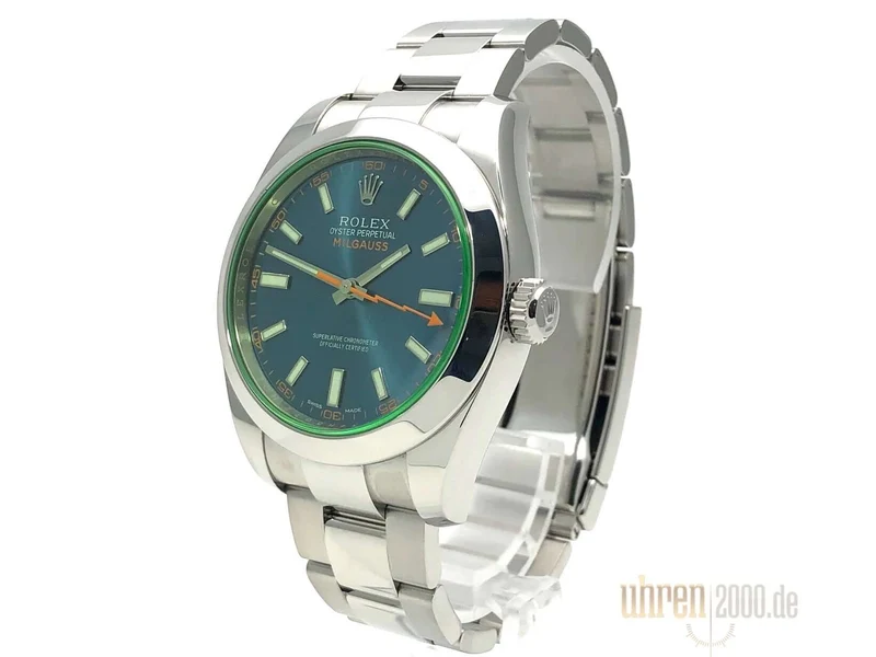 Rolex Oyster Perpetual Milgauss 116400GV Blue aus 2015