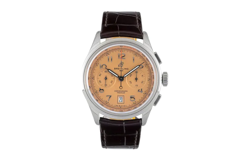 Breitling Premier chronograph steel automatic men's watch AB0145331K1P1 LP: 8850EUR [2602187]