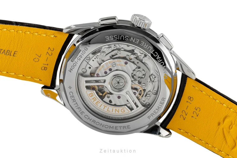 Breitling Premier chronograph steel automatic men's watch AB0145331K1P1 LP: 8850EUR [2602187]