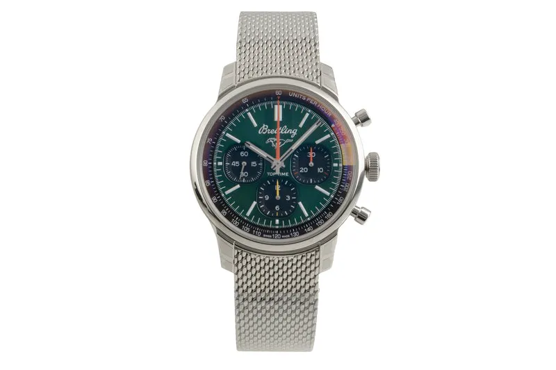 Breitling Top Time chronograph steel automatic men's watch AB01762A1L1A1 LP: 7650EUR [2602176]