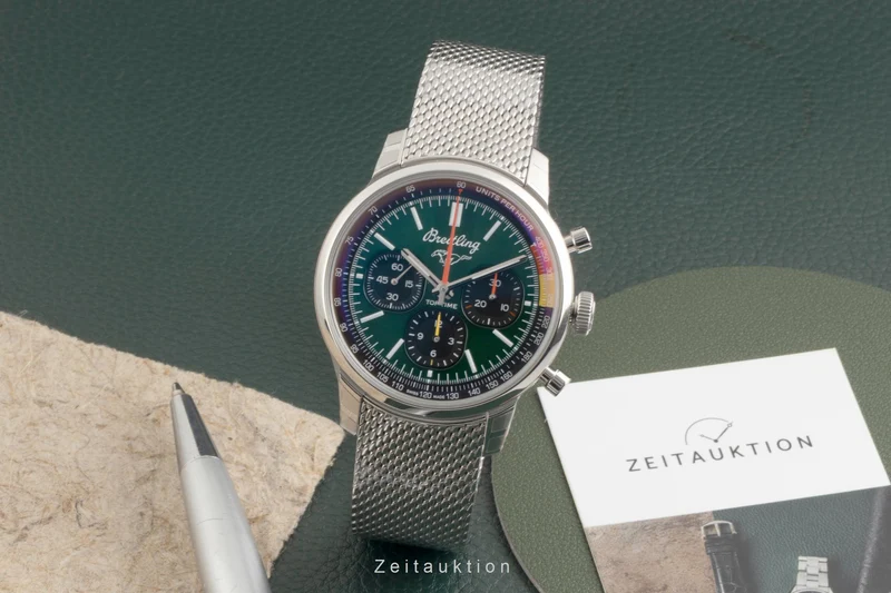 Breitling Top Time chronograph steel automatic men's watch AB01762A1L1A1 LP: 7650EUR [2602176]