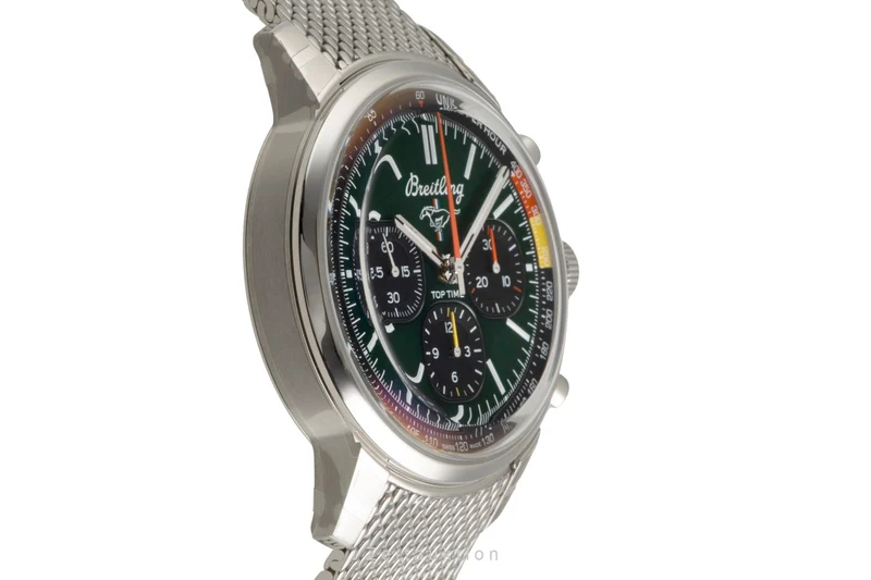 Breitling Top Time chronograph steel automatic men's watch AB01762A1L1A1 LP: 7650EUR [2602176]