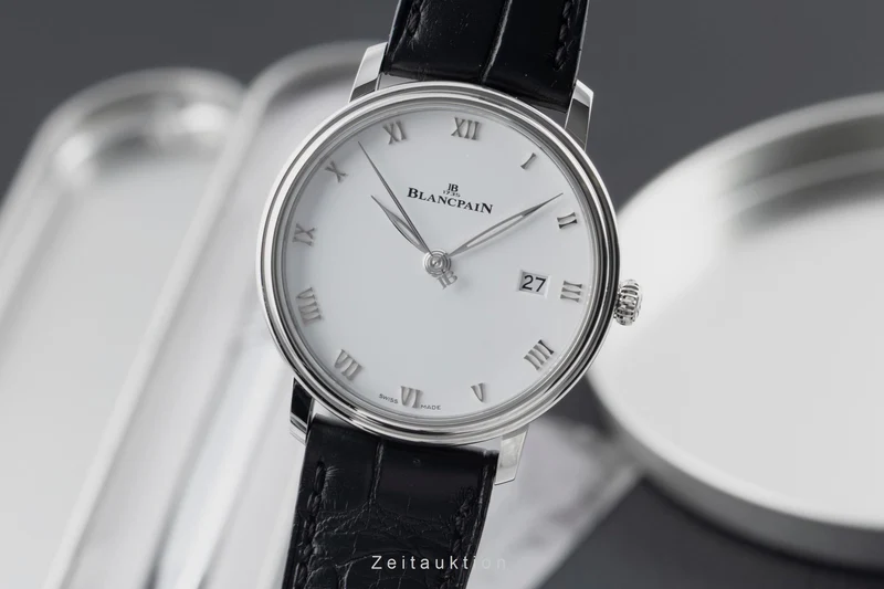 Blancpain Ultraflach steel automatic men's watch 6224 1127 55B LP: 11000EUR [2602051]