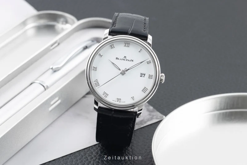 Blancpain Ultraflach steel automatic men's watch 6224 1127 55B LP: 11000EUR [2602051]