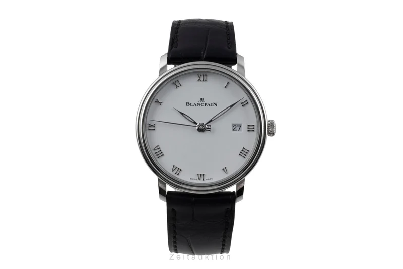 Blancpain Ultraflach steel automatic men's watch 6224 1127 55B LP: 11000EUR [2602051]