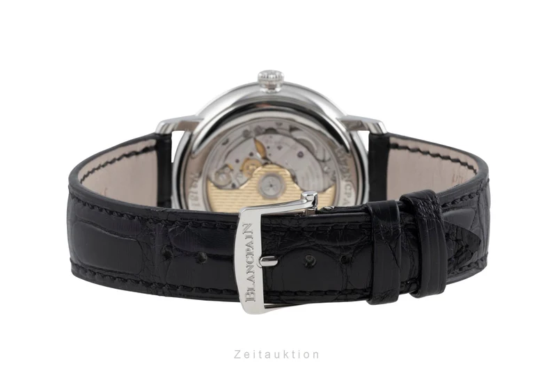Blancpain Ultraflach steel automatic men's watch 6224 1127 55B LP: 11000EUR [2602051]