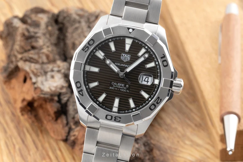 Tag Heuer Aquaracer steel automatic men's watch WAY2018.BA0972 [2602084]