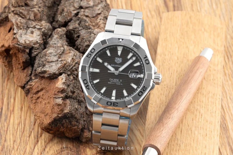 Tag Heuer Aquaracer steel automatic men's watch WAY2018.BA0972 [2602084]